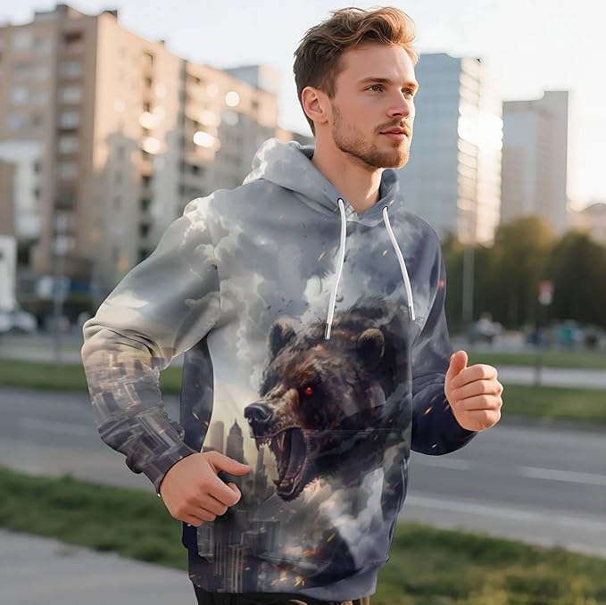 3D Printed Hoodie High Definition Graphic Comfortable and Stylish Unisex Breathable Fabrics Ideal for Casual Wear