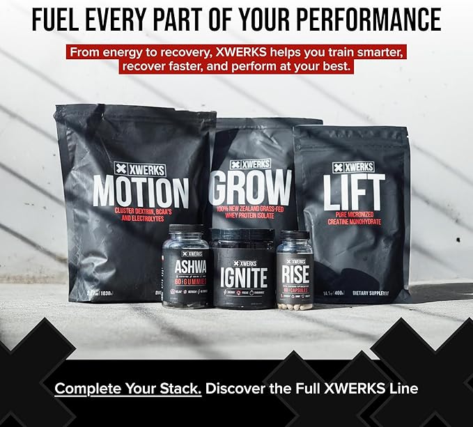 Xwerks Grow Whey Protein Powder, 25g Pure Isolate Protein from New Zealand Grass Fed Cows, Builds Strength and Speeds Recovery, Paleo and Keto Friendly, Soy and Gluten Free, Chocolate, 30 Servings