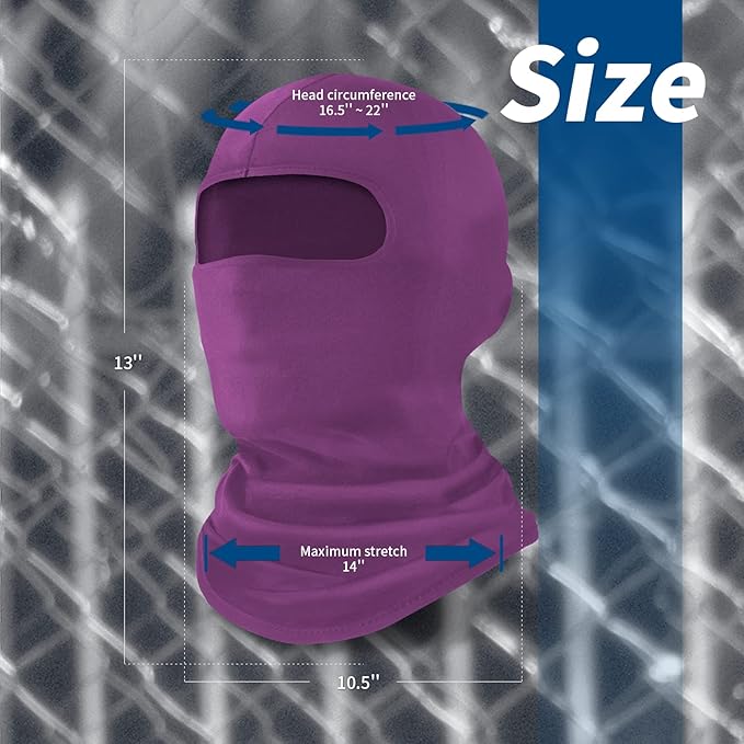 YESLIFE Balaclava Ski Mask for Men and Women, Winter Face Mask, Shiesty for Skiing, Snowboarding & Motorcycle
