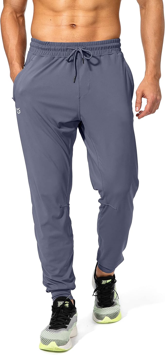 G Gradual Men's Sweatpants with Zipper Pockets Athletic Pants Traning Track Pants Joggers for Men Soccer, Running, Workout