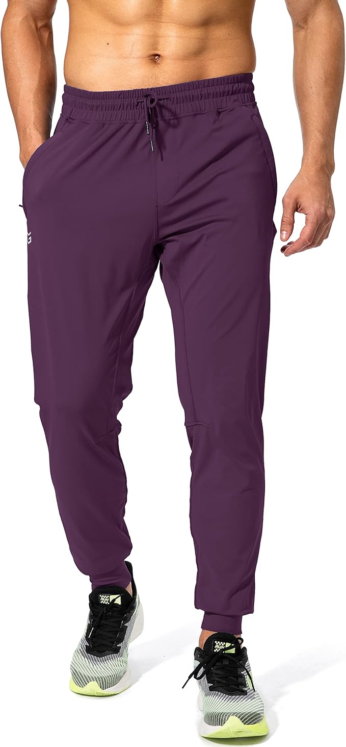 G Gradual Men's Sweatpants with Zipper Pockets Athletic Pants Traning Track Pants Joggers for Men Soccer, Running, Workout