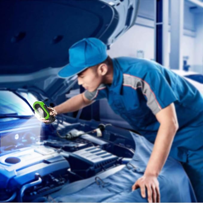 Upgrade 780 Lumens Little Cyclopia LED Rechargeable Work Light Rechargeable Magnetic Work Light,USB Rechargeable Work Lights for Mechanics Workshop.