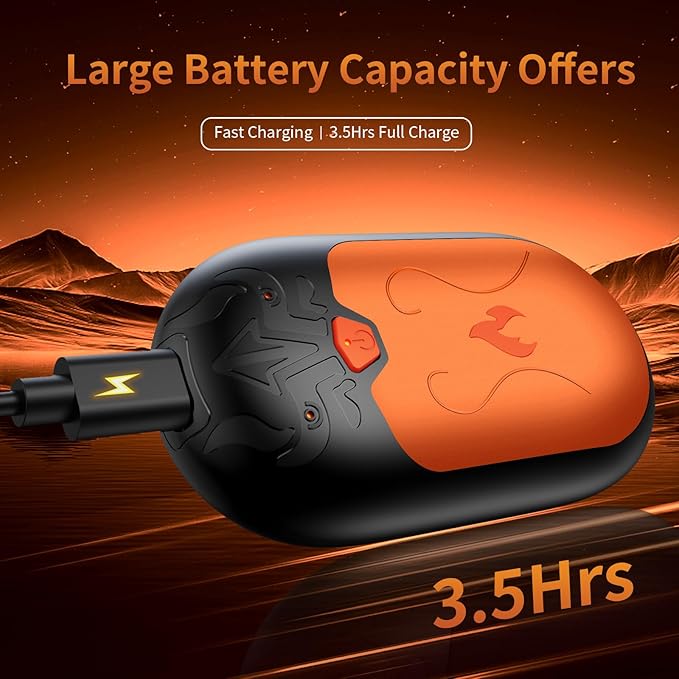 Hand Warmers Rechargeable 2 Pack, Electric Hand Warmer, 24Hrs Long Lasting Magnetic Reusable Hand Warmers with 3 Heat Settings, Portable Pocket Heater, for Men, Women, Camping, Hunting, Golf, Ski