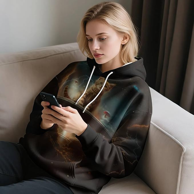 3D Printed Hoodie High Definition Graphic Comfortable and Stylish Unisex Breathable Fabrics Ideal for Casual Wear