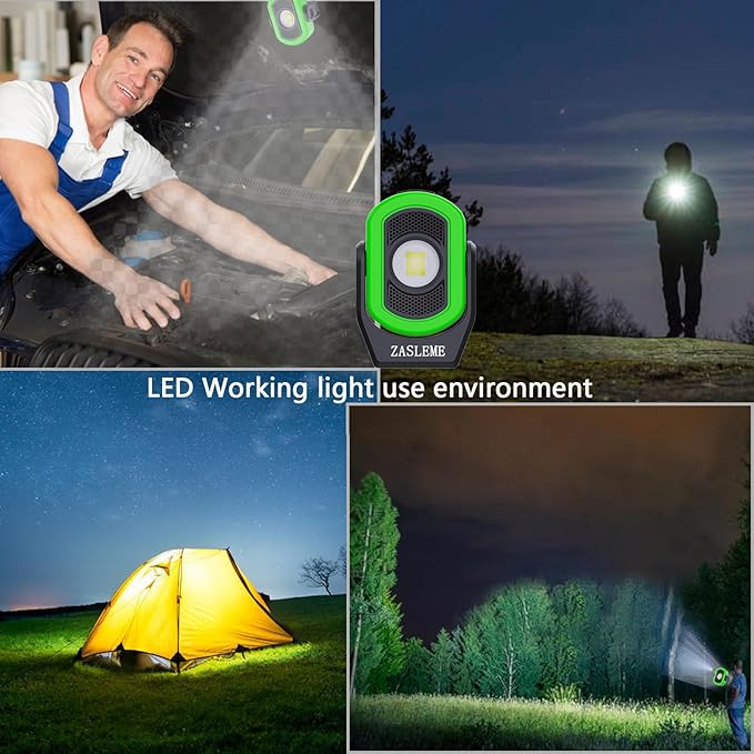 Upgrade 780 Lumens Little Cyclopia LED Rechargeable Work Light Rechargeable Magnetic Work Light,USB Rechargeable Work Lights for Mechanics Workshop.
