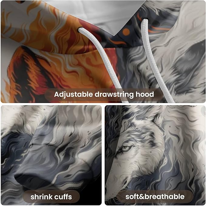 3D Printed Hoodie High Definition Graphic Comfortable and Stylish Unisex Breathable Fabrics Ideal for Casual Wear