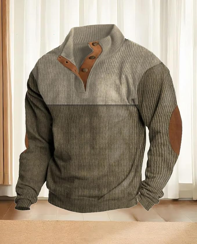 Western Sweatshirts for Men Aztec Retro Pullover Quarter Zip Sweatshirt Mens Stitching Color Fleece Sweatshirt