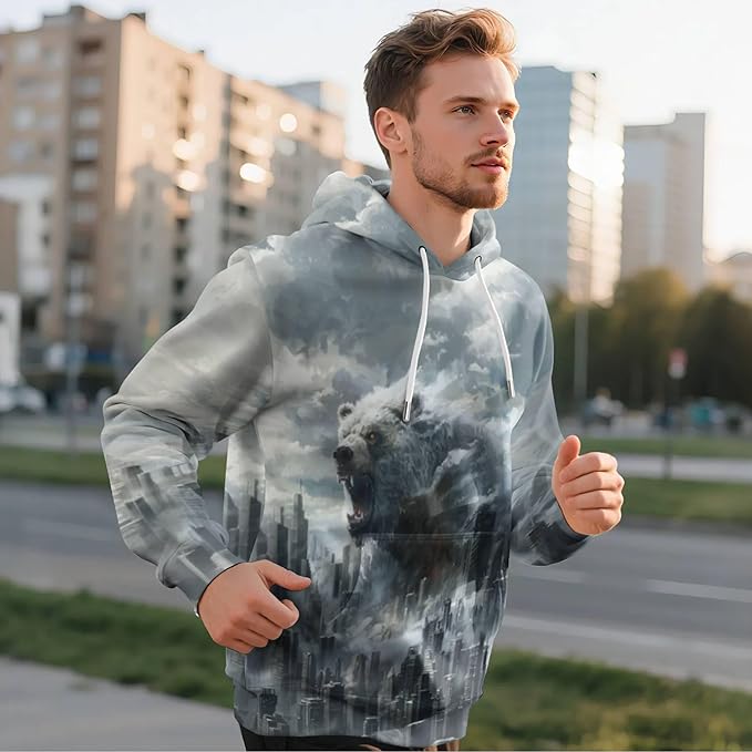 3D Printed Hoodie High Definition Graphic Comfortable and Stylish Unisex Breathable Fabrics Ideal for Casual Wear