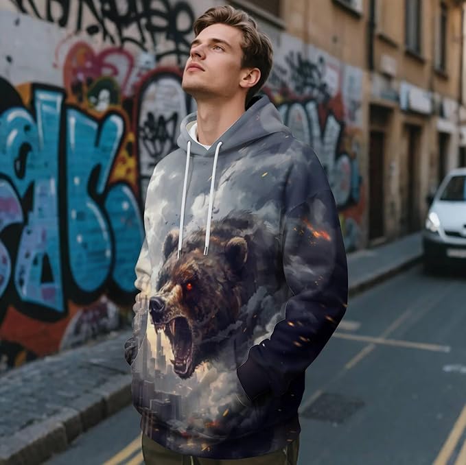 3D Printed Hoodie High Definition Graphic Comfortable and Stylish Unisex Breathable Fabrics Ideal for Casual Wear