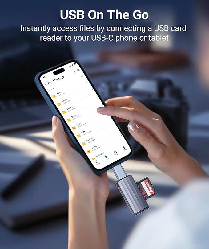 Syntech USB C Male to USB3 Female Adapter Compatible with iPhone 17 Pro Max iMac 2021, iPad Pro 2021, MacBook Pro 2020 / Air 2020 and Other Type C or Thunderbolt 3 Devices Blue, Pack of 2