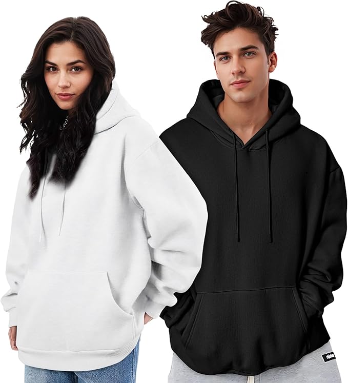 JMIERR Mens Casual Cotton Hooded Collar Drawstring Hoodies Pullover Sweatshirts Casual Long Sleeve Shirts