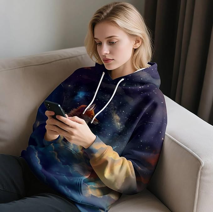3D Printed Hoodie High Definition Graphic Comfortable and Stylish Unisex Breathable Fabrics Ideal for Casual Wear