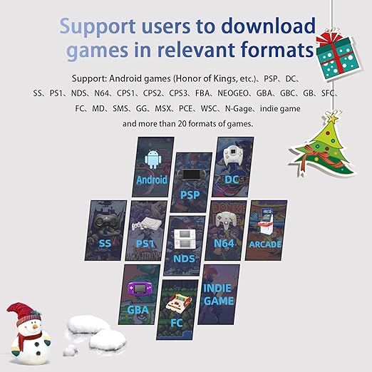 RG353VS Retro Handheld Game Linux System RG3566 3.5 inch IPS Screen,RG353VS with 64G TF Card Pre-Installed 4452 Games Supports 5G WiFi 4.2 Bluetooth Online Fighting,Streaming and HDMI rg 353v Aivuidbs