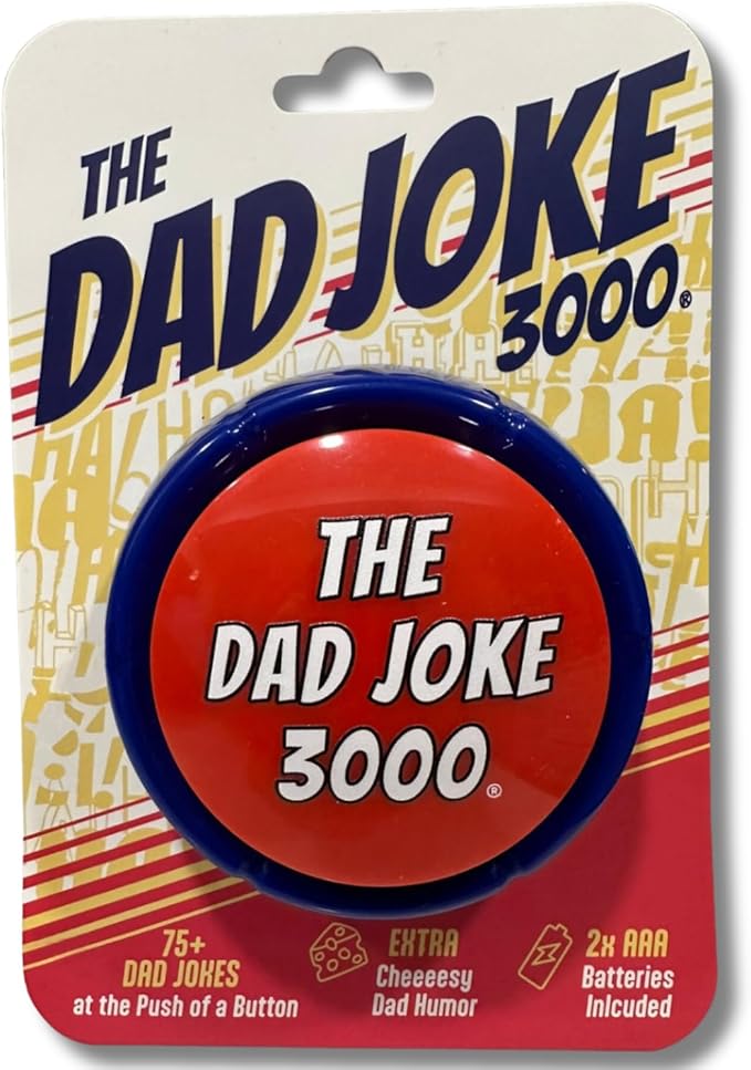 Gifts for Dad and Fathers - Features 75+ Extra Funny Dad Jokes at The Push of a Button - Dad Gifts from Daughter, Dad Birthday Gift, White Elephant Gifts, Gifts for Men