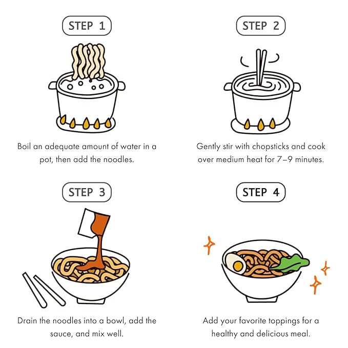 San Nan Taiwan Dry Noodles – Fried Shallots Sauce Flavor with Additional Spicy Sauce, Sun-Dried Instant Noodles - Taiwanese Food, Non-Fried Healthy Noodle, No Preservatives, 4.05 Oz, 4 Count