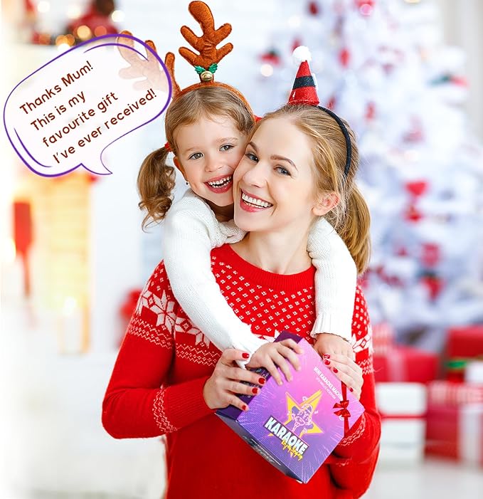 YLL Karaoke Machine for Kids, Portable Mini Speaker with 2 Wireless Microphones, 2026 TOP Kids Gifts for Girls Ages 3, 4, 5, 6, 7, 8, 9, 10, 12 +Years Old, 4-12th Birthday Present Toy Party (Purple)