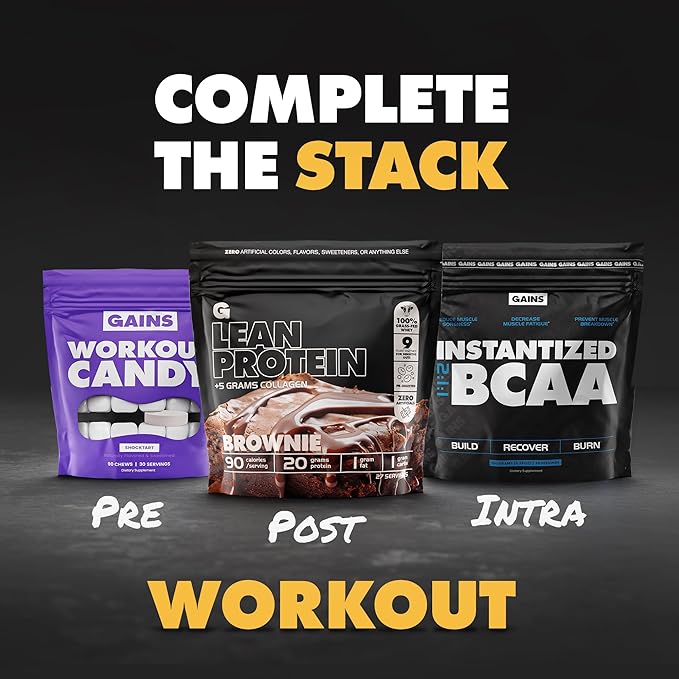 Gains in Bulk Instantized Creatine Monohydrate for Women and Men, Soluble Pre Workout Powder, Supports Muscle Building, Strength and Performance, Bodybuilding Supplements, Sweet Lemonade, 30 Servings