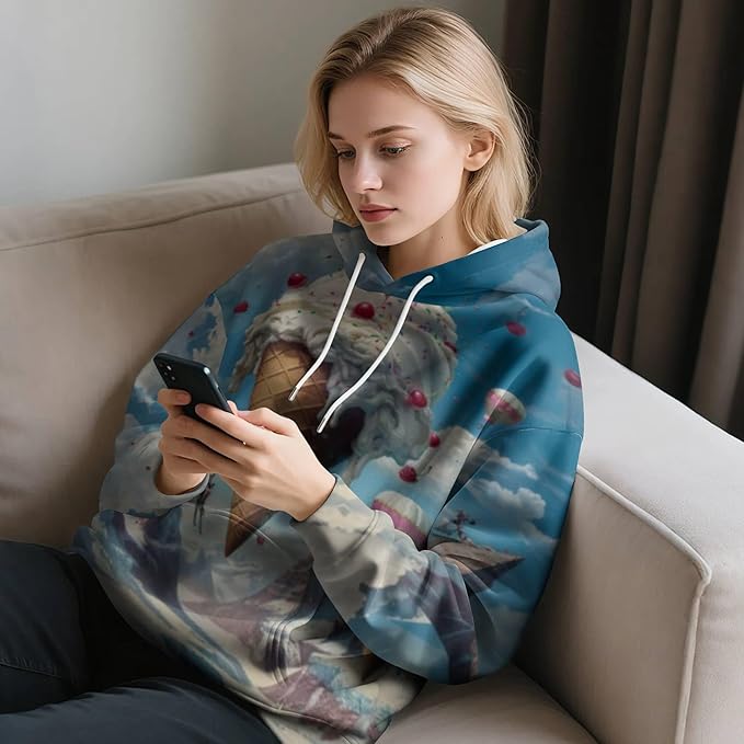 3D Printed Hoodie High Definition Graphic Comfortable and Stylish Unisex Breathable Fabrics Ideal for Casual Wear