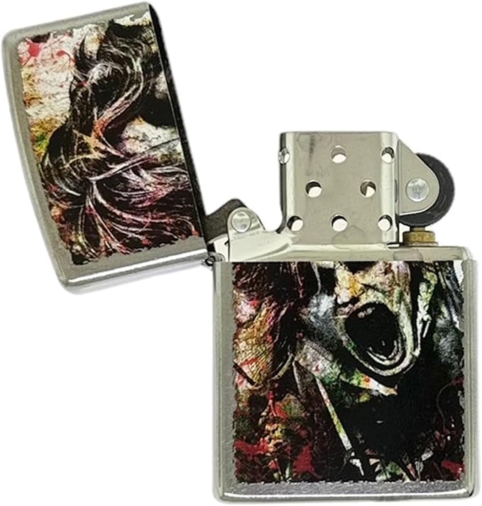 Personalized Zippo Ace of Spades Classic Oil Windproof Lighter Free Engraving - Christmas, Halloween & Valentines Day Gift (BC Chrome)
