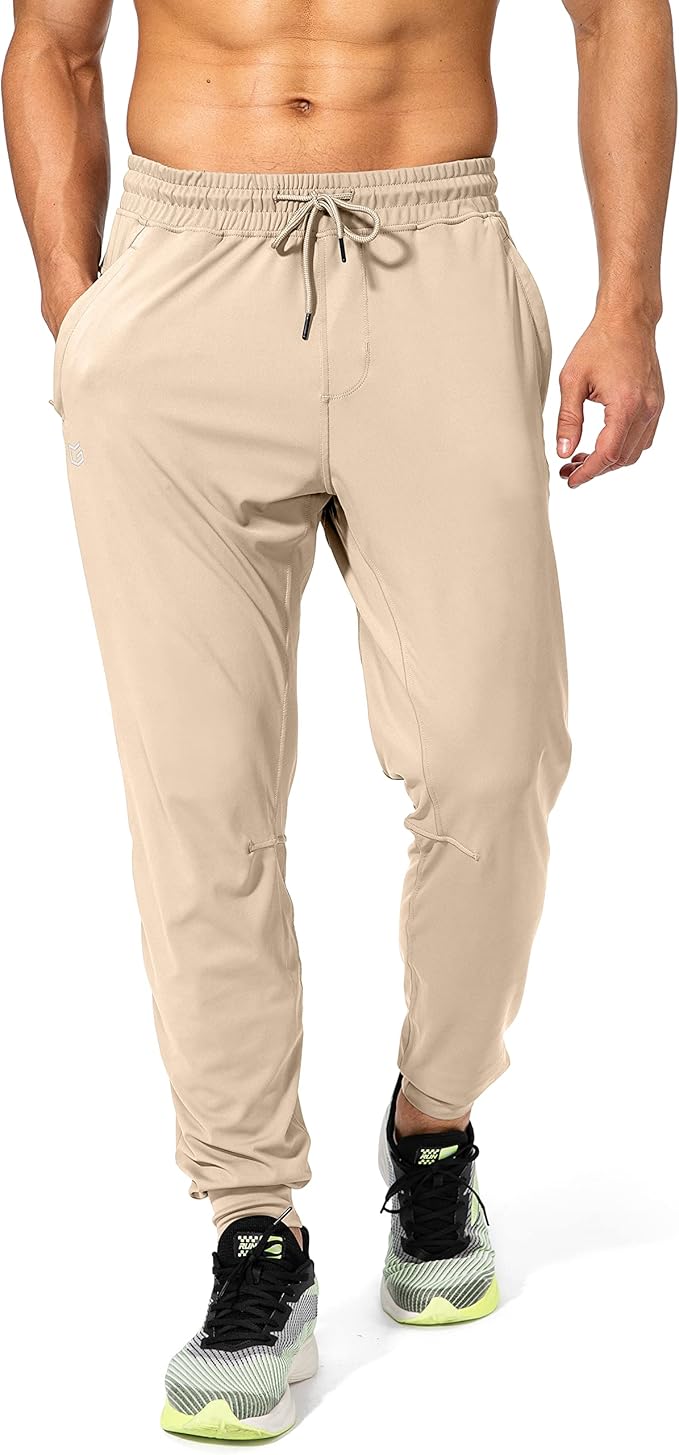 G Gradual Men's Sweatpants with Zipper Pockets Athletic Pants Traning Track Pants Joggers for Men Soccer, Running, Workout