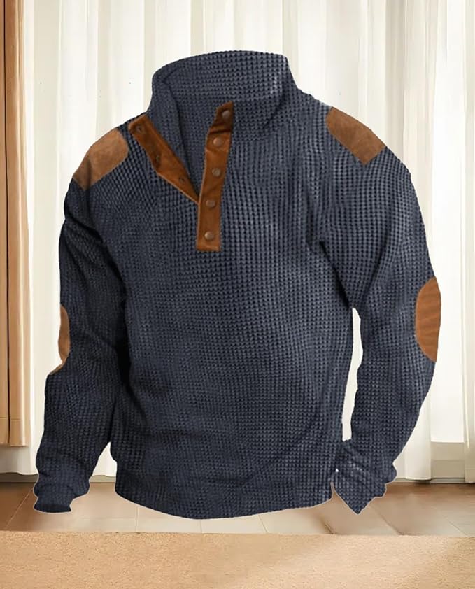 Western Sweatshirts for Men Aztec Retro Pullover Quarter Zip Sweatshirt Mens Stitching Color Fleece Sweatshirt