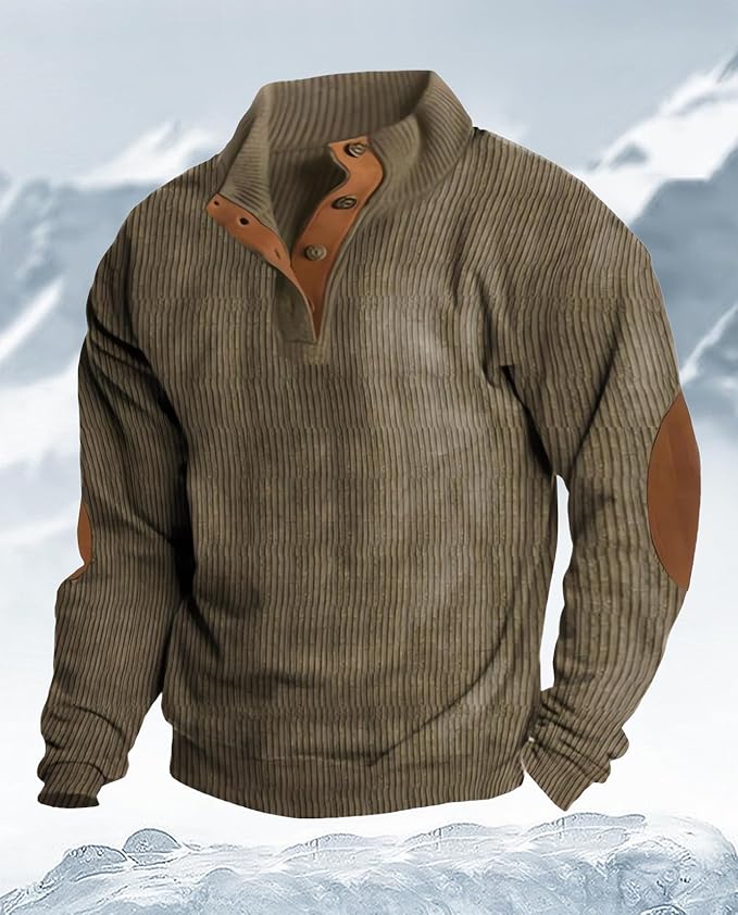 Western Sweatshirts for Men Aztec Retro Pullover Quarter Zip Sweatshirt Mens Stitching Color Fleece Sweatshirt