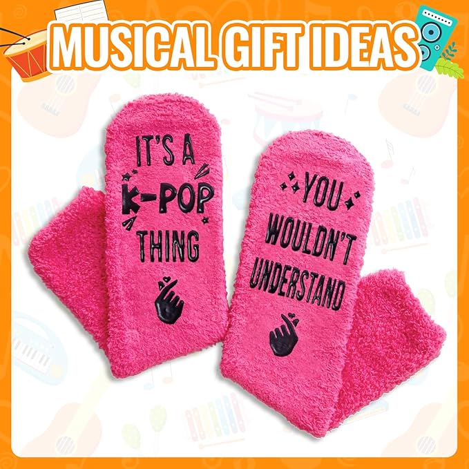 Zmart Kpop Gifts for Women - Music Lover Socks for K-pop Lovers Fans, Korean Merch