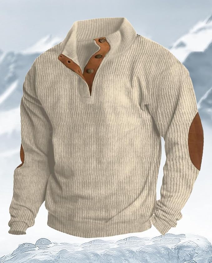 Western Sweatshirts for Men Aztec Retro Pullover Quarter Zip Sweatshirt Mens Stitching Color Fleece Sweatshirt