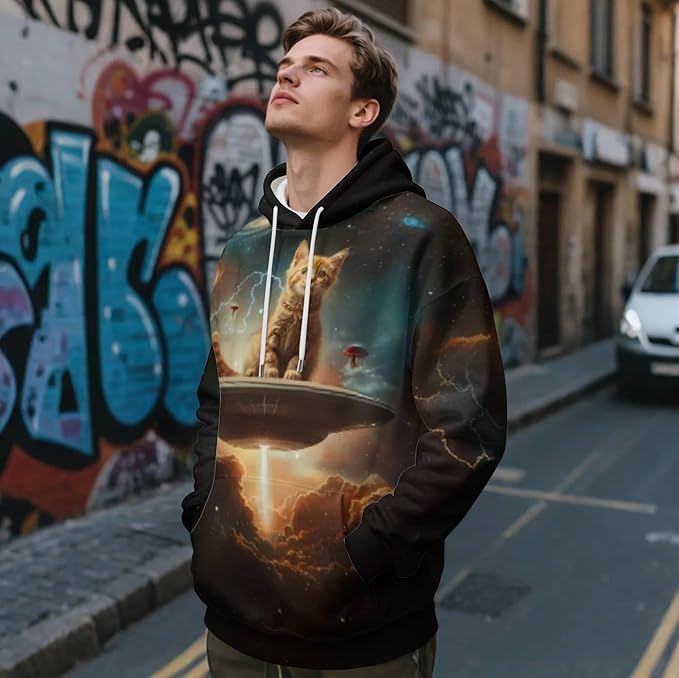 3D Printed Hoodie High Definition Graphic Comfortable and Stylish Unisex Breathable Fabrics Ideal for Casual Wear