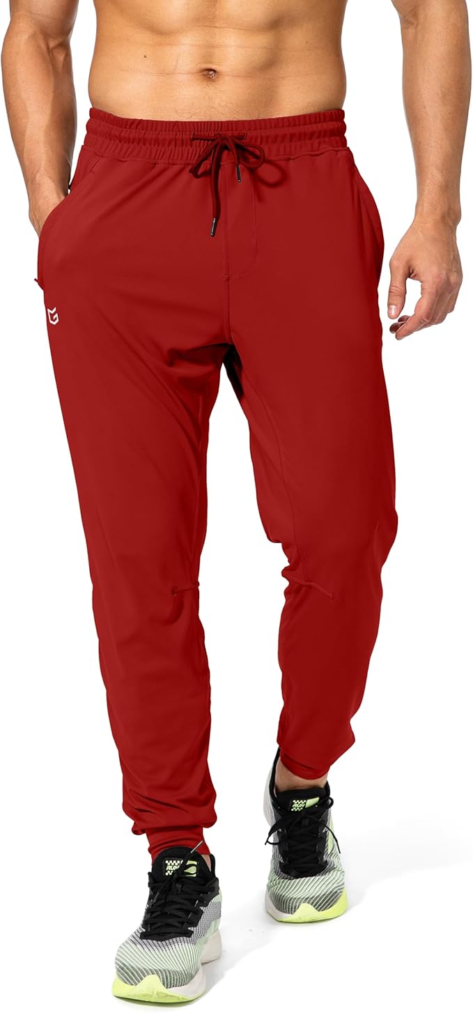 G Gradual Men's Sweatpants with Zipper Pockets Athletic Pants Traning Track Pants Joggers for Men Soccer, Running, Workout