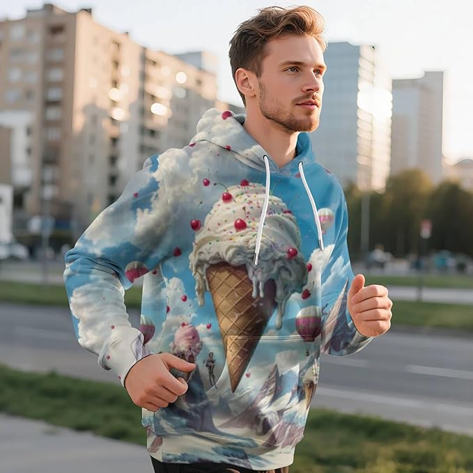 3D Printed Hoodie High Definition Graphic Comfortable and Stylish Unisex Breathable Fabrics Ideal for Casual Wear