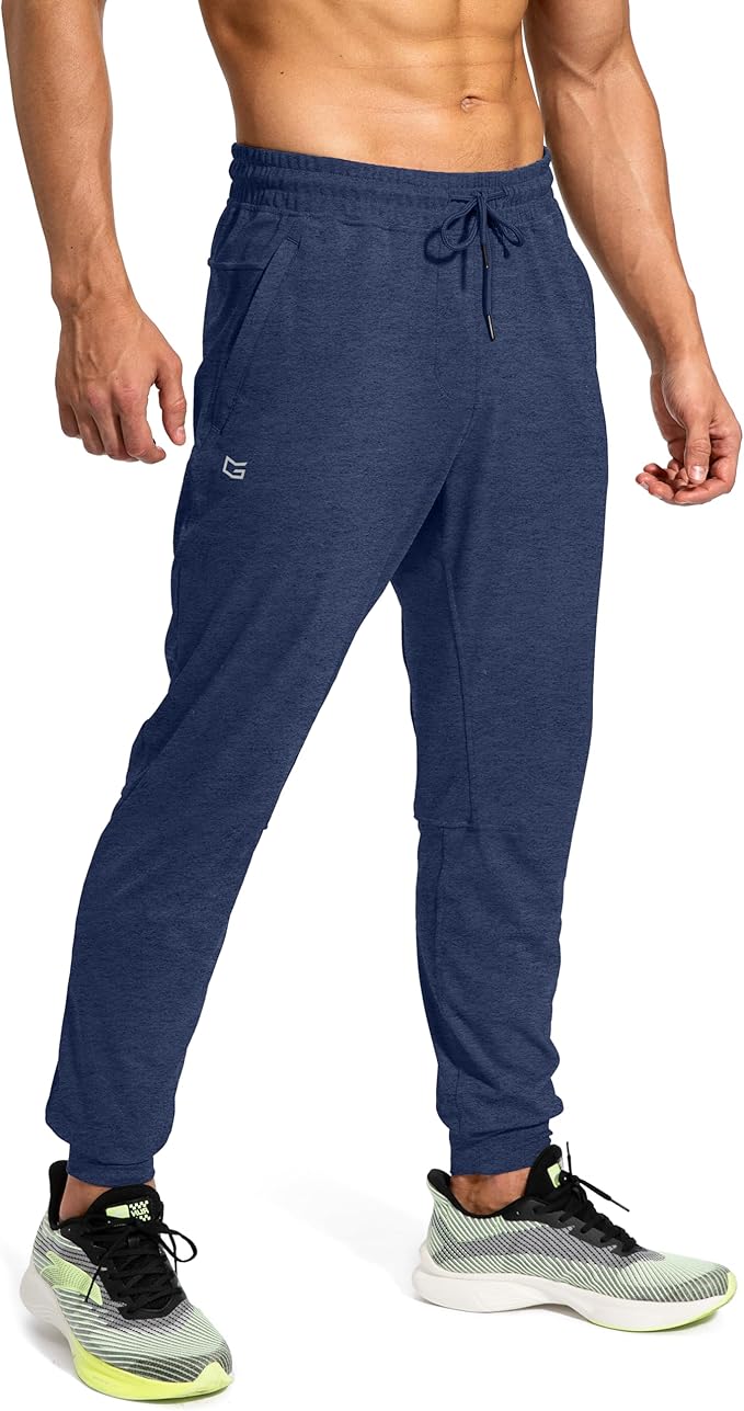 G Gradual Men's Sweatpants with Zipper Pockets Athletic Pants Traning Track Pants Joggers for Men Soccer, Running, Workout