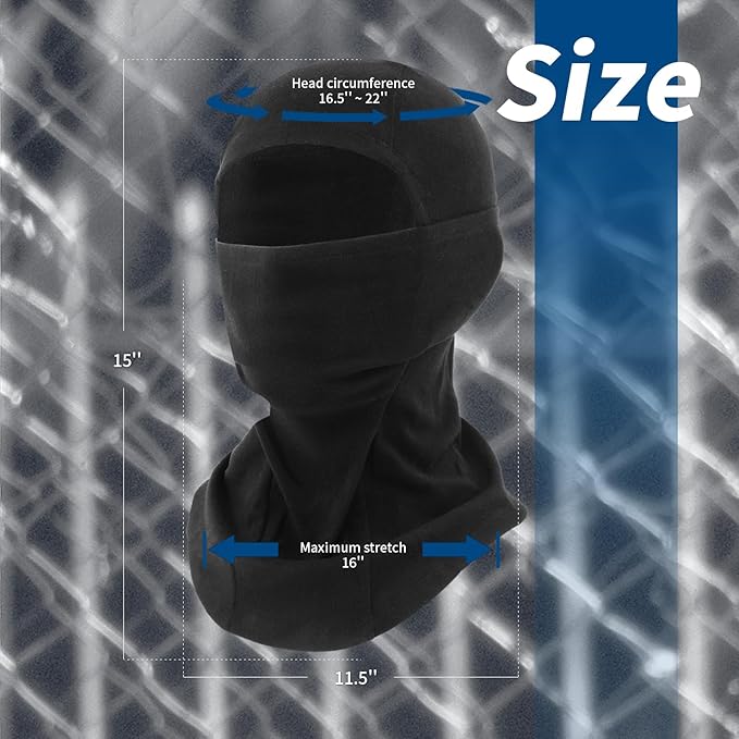YESLIFE Balaclava Ski Mask for Men and Women, Winter Face Mask, Shiesty for Skiing, Snowboarding & Motorcycle
