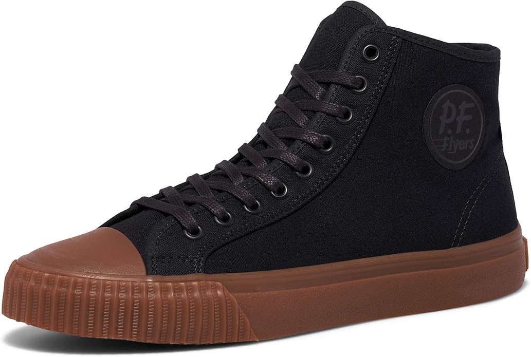 PF Flyers Center High Top Sneakers for Men and Women, Original Canvas Hi-Top Athletic Shoe, Unisex