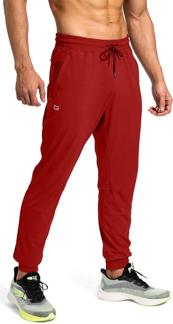 G Gradual Men's Sweatpants with Zipper Pockets Athletic Pants Traning Track Pants Joggers for Men Soccer, Running, Workout