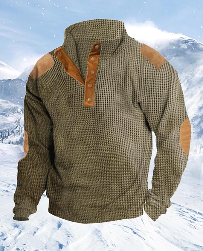 Western Sweatshirts for Men Aztec Retro Pullover Quarter Zip Sweatshirt Mens Stitching Color Fleece Sweatshirt