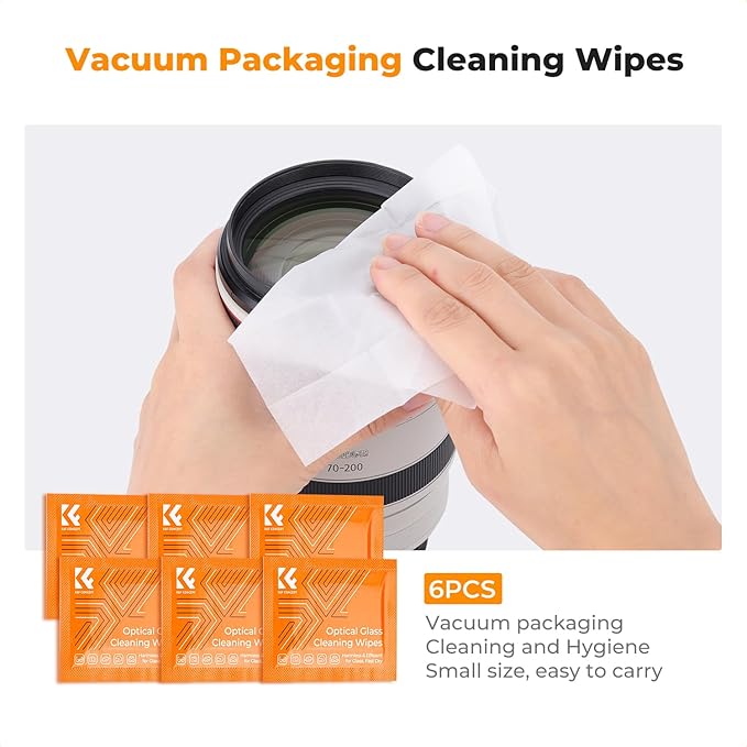 K&F CONCEPT 15-1 Professional Cleaning Kit for DSLR Cameras and Sensitive Electronics, Bundle with Lens Cleaner - Camera Accessories & Photography Accessorie for DSLR Camera Lens Filter Cell Phones