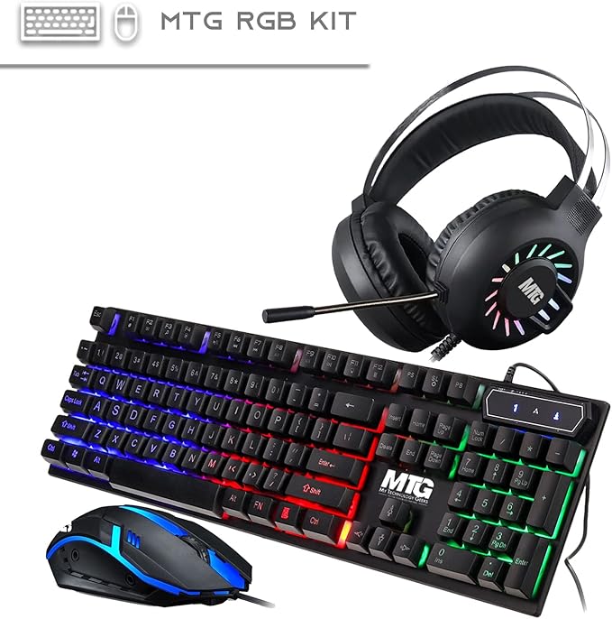 Gaming All in one PC 24 Inch FHD Touchscreen, MTG Yama, Intel Core i5 10th Gen, 16GB RAM,1TB NVME / 2TB SSD, AMD RX 550 4GB DDR5 Graphics, Webcam, RGB Combo, Windows 11 Home