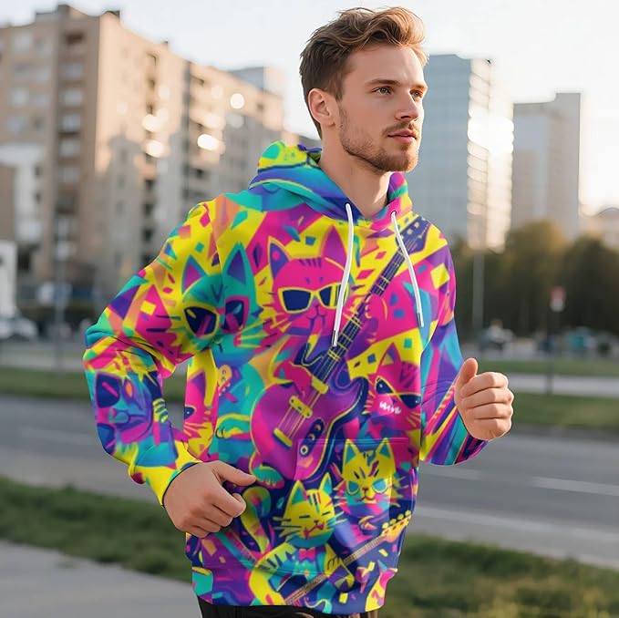 3D Printed Hoodie High Definition Graphic Comfortable and Stylish Unisex Breathable Fabrics Ideal for Casual Wear