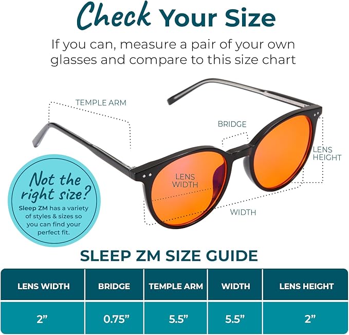 100% Blue Light Blocking Glasses - Women + Men - Better Sleep - Anti Eye Strain Protection - Computer Screens Gaming