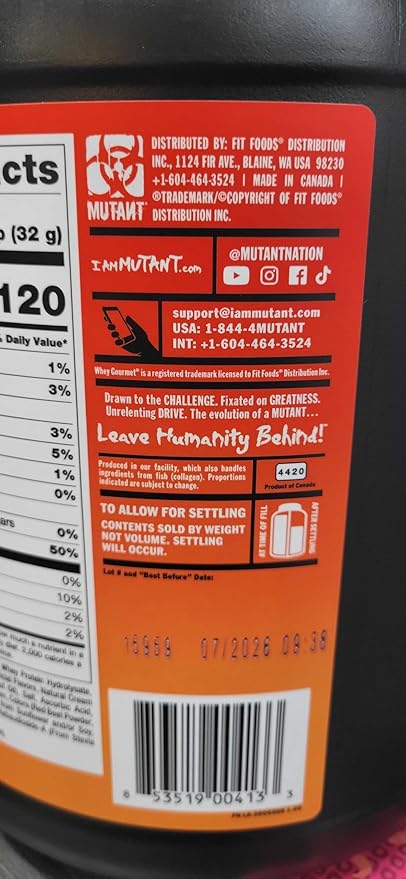 Mutant ISO Surge Whey Protein Isolate Powder Acts Fast to Help Recover, Build Muscle, Bulk and Strength (5 Pound, Big Orange Creamsicle)