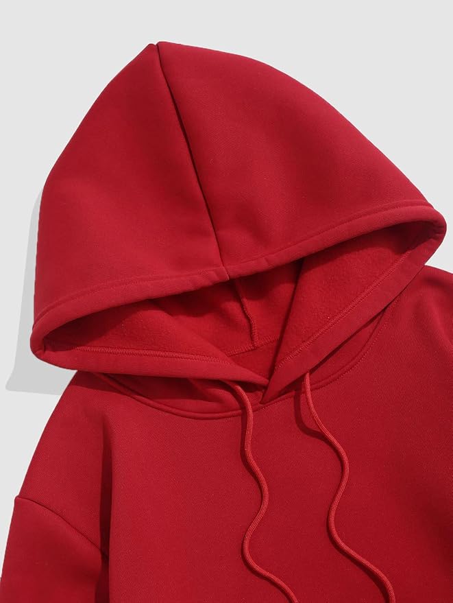 ZAFUL Men's Drawstring Hooded Sweatshirt Unisex Long Sleeve Hoodies Sweatshirts Casual Pullover