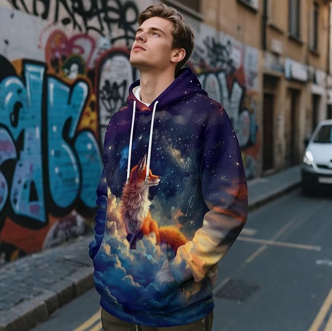 3D Printed Hoodie High Definition Graphic Comfortable and Stylish Unisex Breathable Fabrics Ideal for Casual Wear