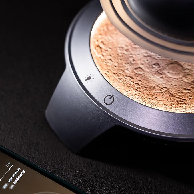 Magnetic Levitation Bluetooth Speaker, Floating Wireless Smart Audio with LED Lights Floating in The air HiFi Lossless Surround Sound Cool Gadgets for Men Home Office Decor