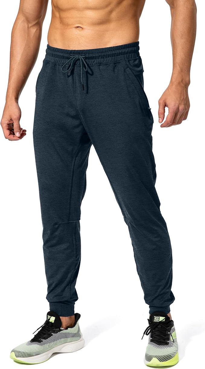 G Gradual Men's Sweatpants with Zipper Pockets Athletic Pants Traning Track Pants Joggers for Men Soccer, Running, Workout