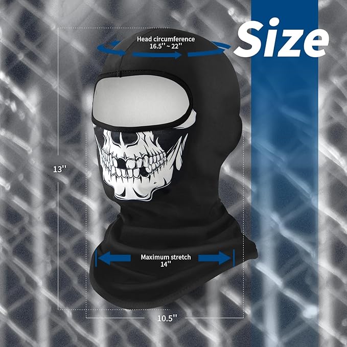 YESLIFE Balaclava Ski Mask for Men and Women, Winter Face Mask, Shiesty for Skiing, Snowboarding & Motorcycle