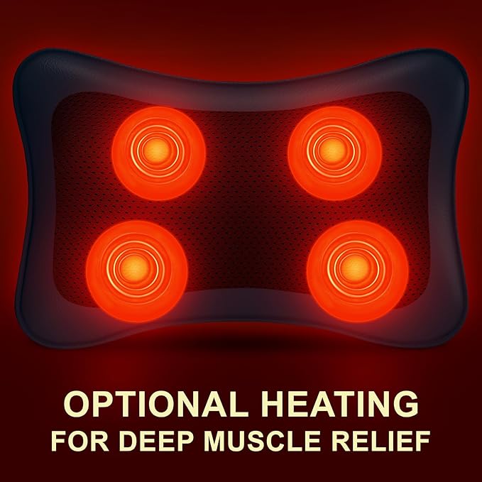 Mo Cuishle Shiatsu Back & Neck Massagers with Heat – Deep Tissue Relief for Pain, Tension & Muscle Relaxation – Perfect Gifts for Birthdays, Mother’s & Father’s Day, Christmas for Men, Women, Mom, Dad
