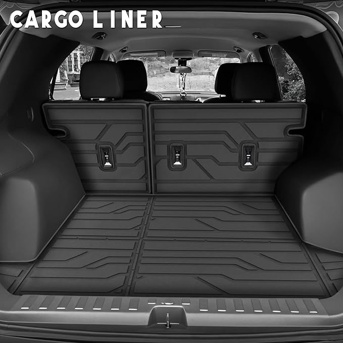 KARPAL Floor Mats for 2025 2026 Chevy Equinox (Only Gas) & GMC Terrain, All-Weather TPE Custom Fit Floor Liners Chevrolet Car Accessories