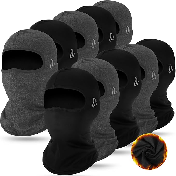Suhine Winter Balaclava Ski Mask Windproof Thermal Face Mask Cold Weather Balaclava with Reflective Stripe