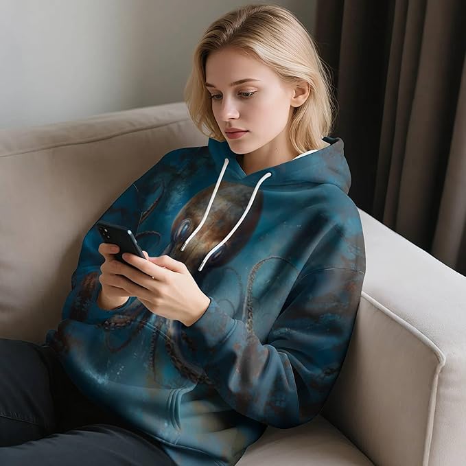 3D Printed Hoodie High Definition Graphic Comfortable and Stylish Unisex Breathable Fabrics Ideal for Casual Wear